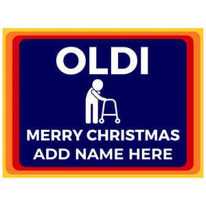 OLDI Personalised Christmas Champagne