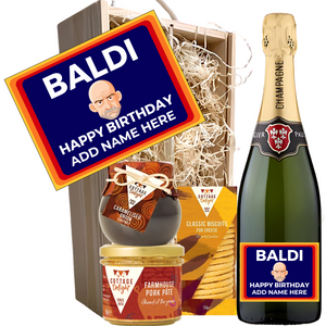 BALDI Birthday Champagne Hamper - Add Name to Bottle Label