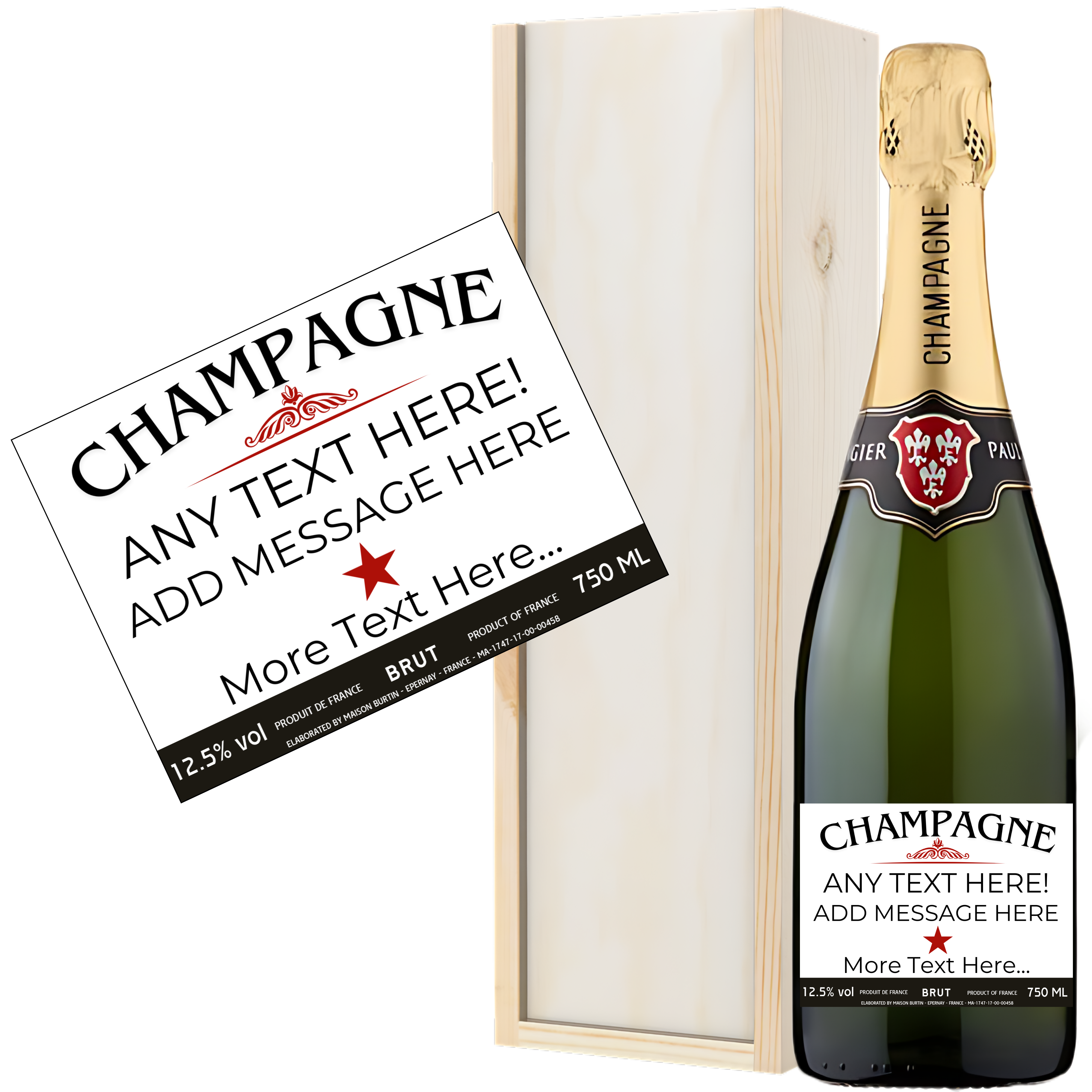 Personalised Champagne Gifts