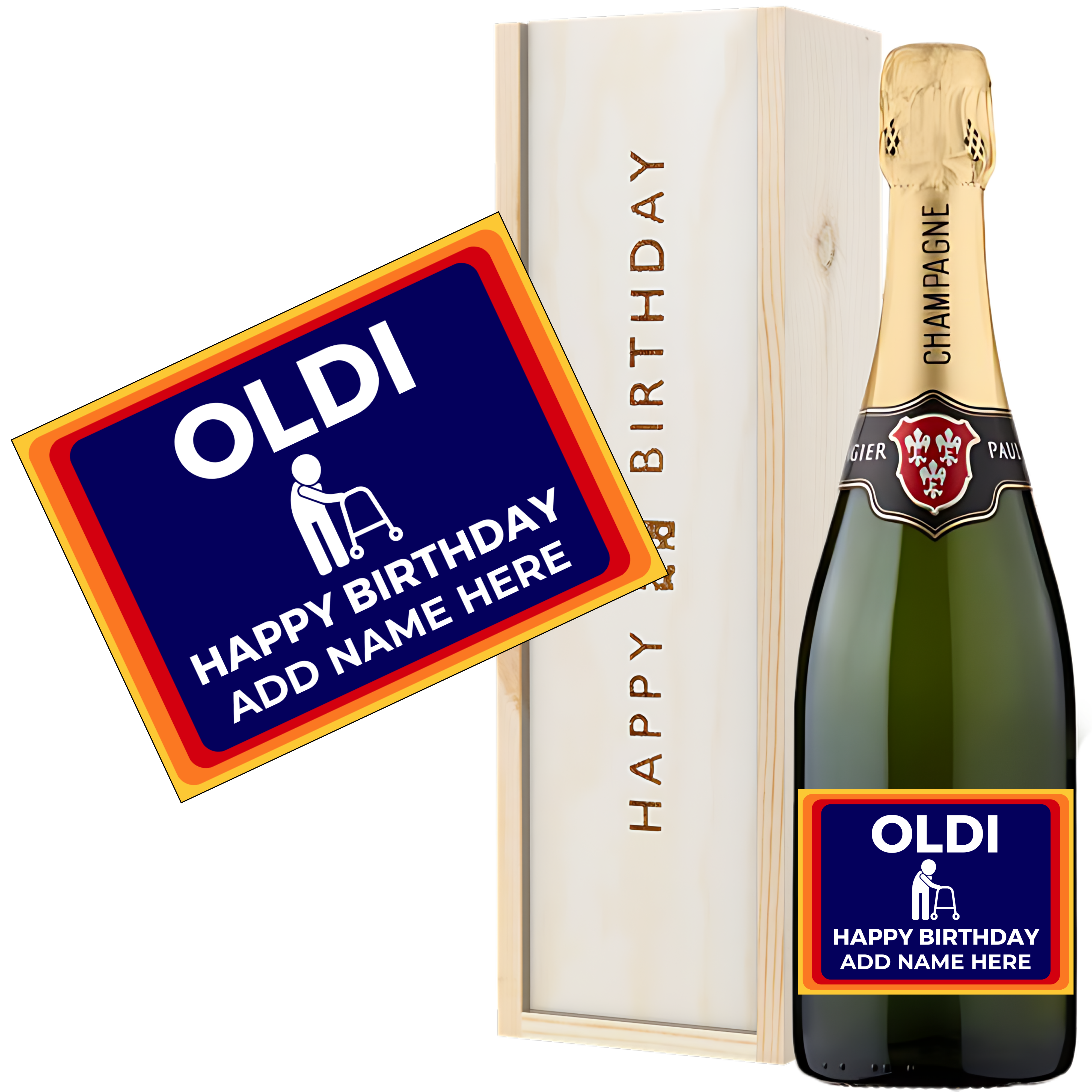 Personalised Champagne Birthday Gifts